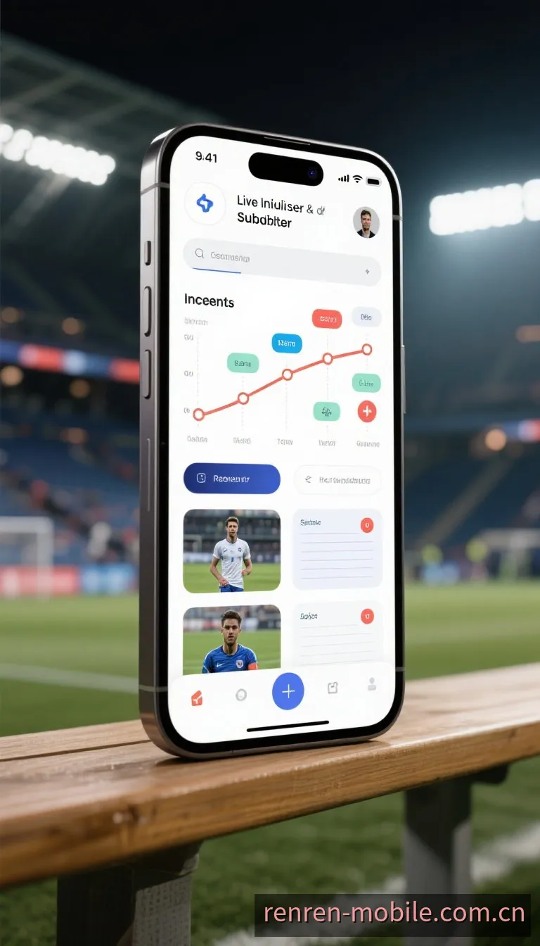 人人APP 移动客户端界面演示 - 高清赛事直播与实时积分榜